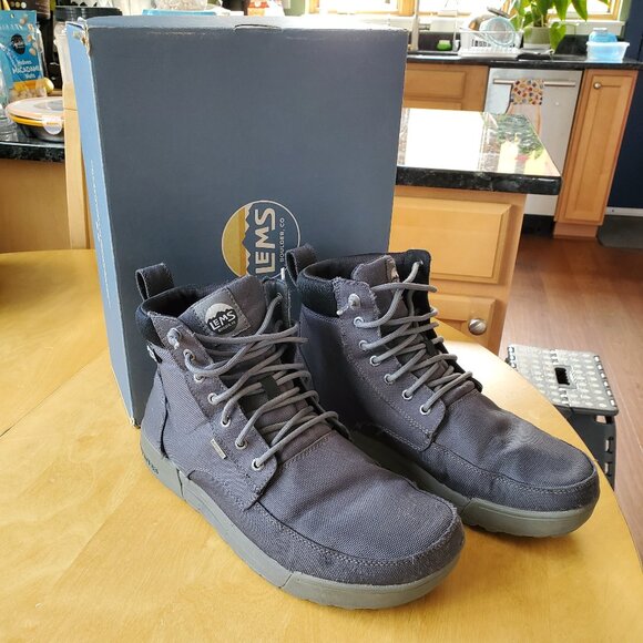 Lems Boulder Boot Summit Waterproof Mens 12 Color: Nitro (Gray) - Picture 1 of 11
